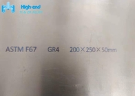 Titânio puro médico bloco forjado Gr4 ASTM F67